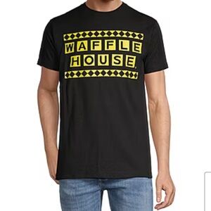 Waffle House Mens Crew Neck Short Sleeve Regular Fit Graphic T-Shirt XL